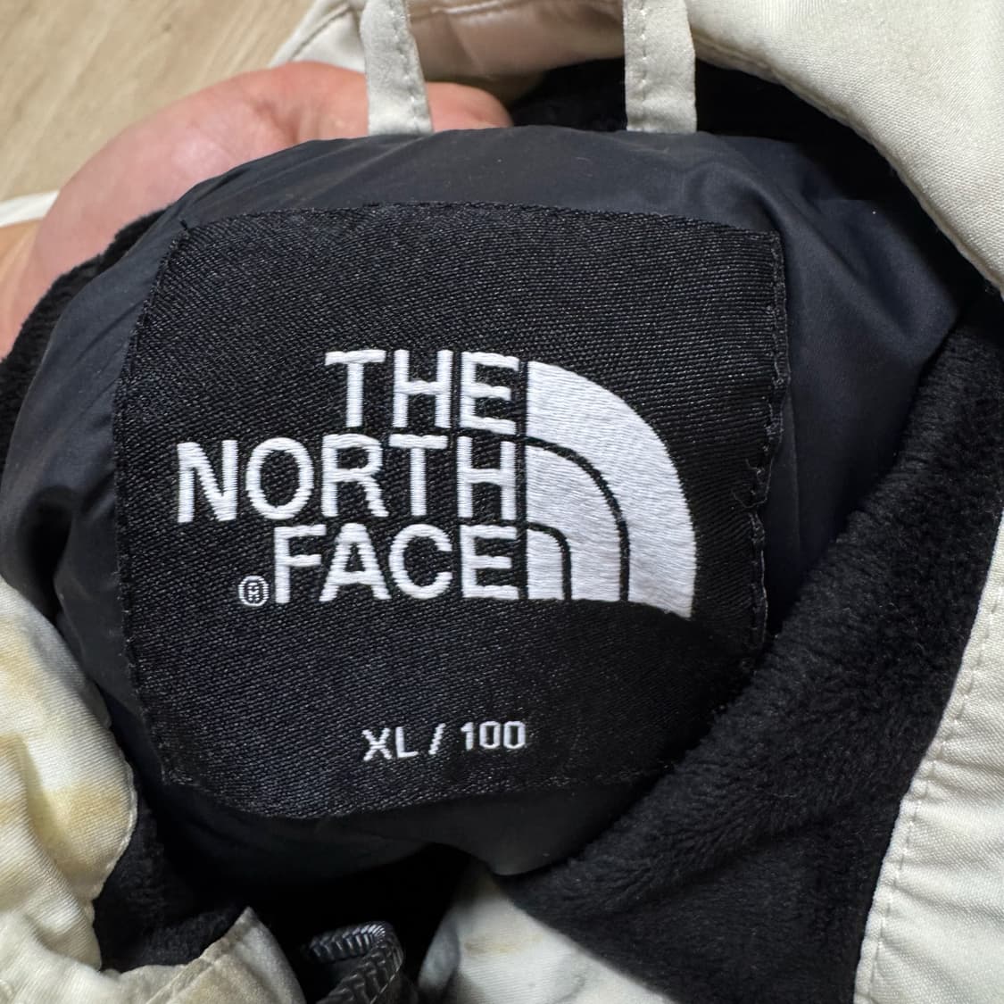 노스페이스 드라이벤트 화이트 구스다운 후드 패딩 XL/100 상품이미지7