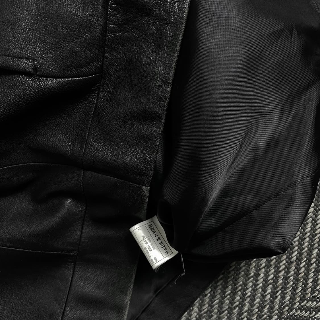 Solomon 아카이브 램스킨 싱글 라이더 레더 가죽 자켓o 5006 상품이미지3