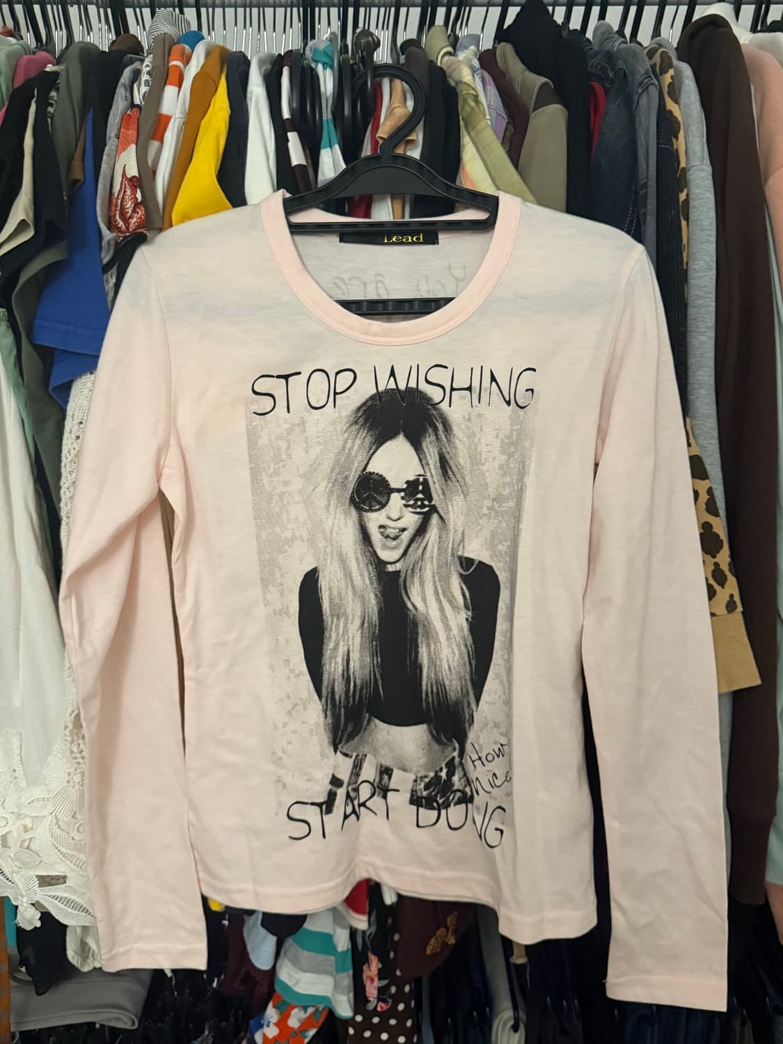 텀블러걸 긴팔 티셔츠 상품이미지1