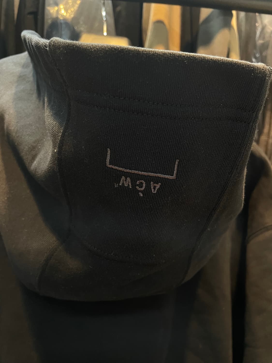 (정품/새상품) A COLD WALL 어콜드월 남성 블랙 로고 후드 상품이미지4