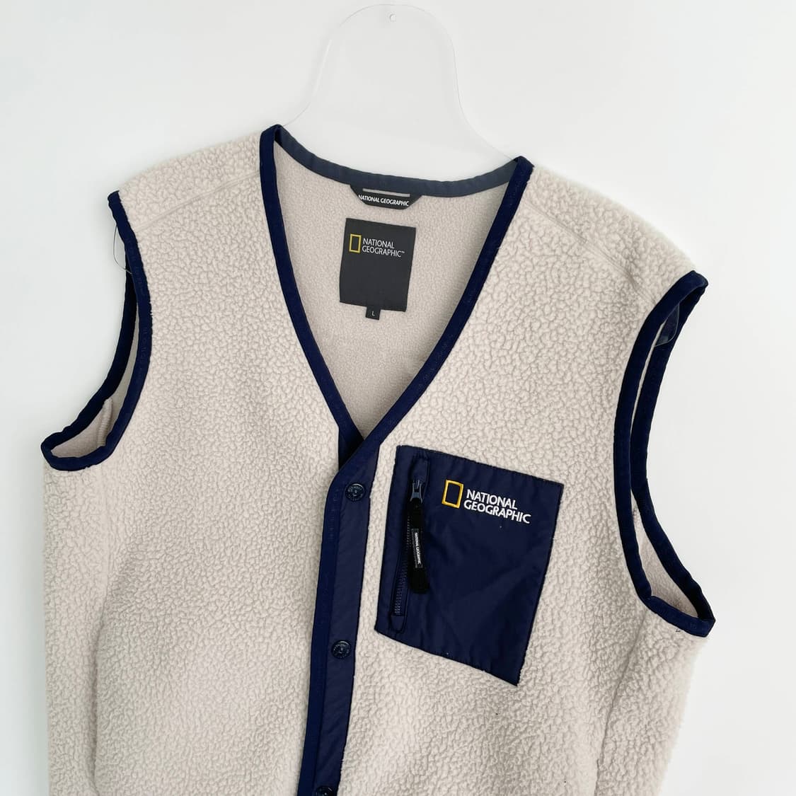 A2 내셔널지오그래픽 양털 플리스 조끼 L사이즈 상품이미지2