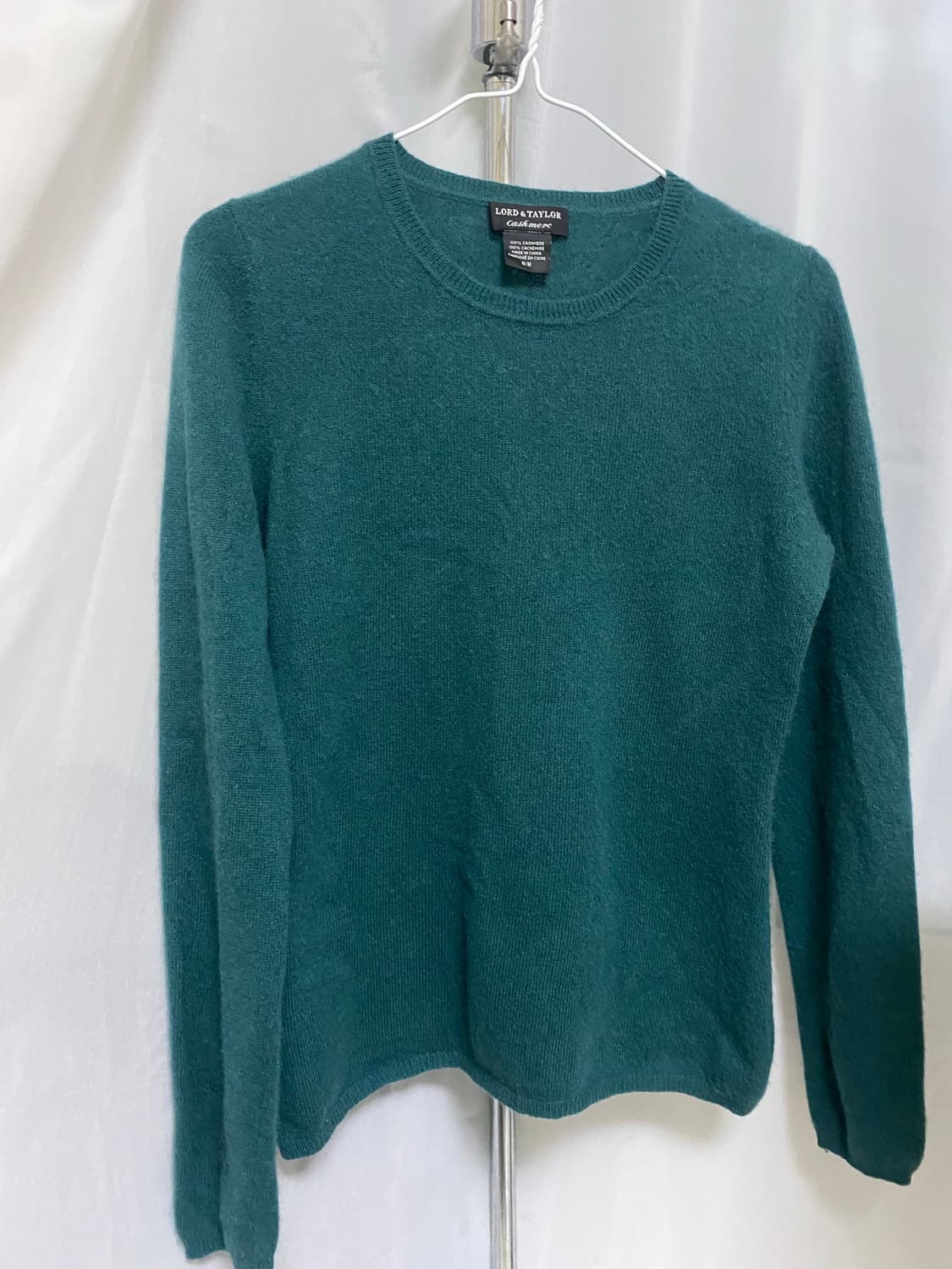 캐시미어 100니트🖤💚🩶 (민트에 회색한방울) 상품이미지1