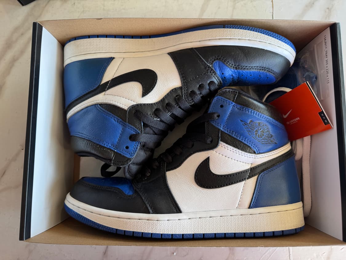 (커스텀) 조던1 레트로 하이 OG 로얄토 265 팝니다 상품이미지6