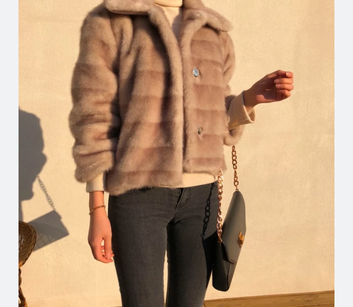 밍크자켓코트  상품이미지5