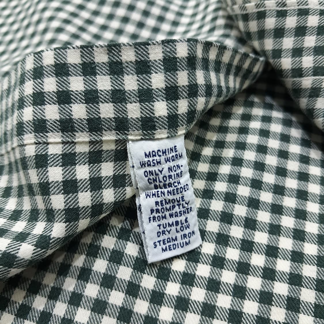 CL684 XL 폴로 90s 마이크로체크 딥그린 셔츠 남방 상품이미지5