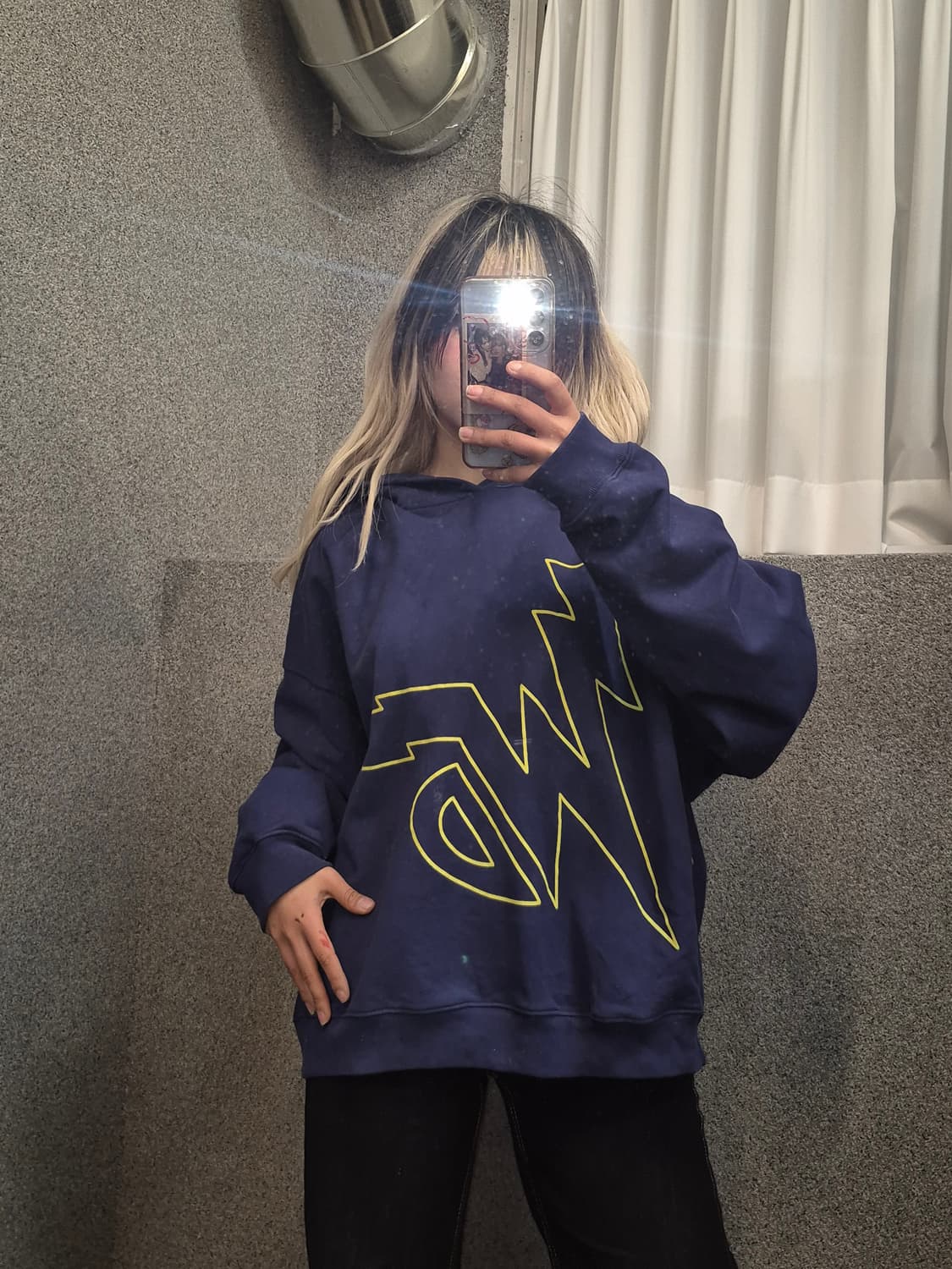 WE11DONE BLUE HOODIE  상품이미지1