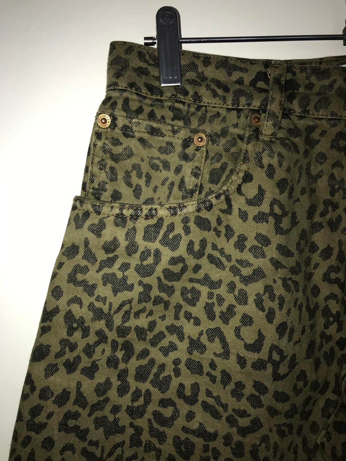 Leopard Pattern Grunge Skirt 상품이미지7
