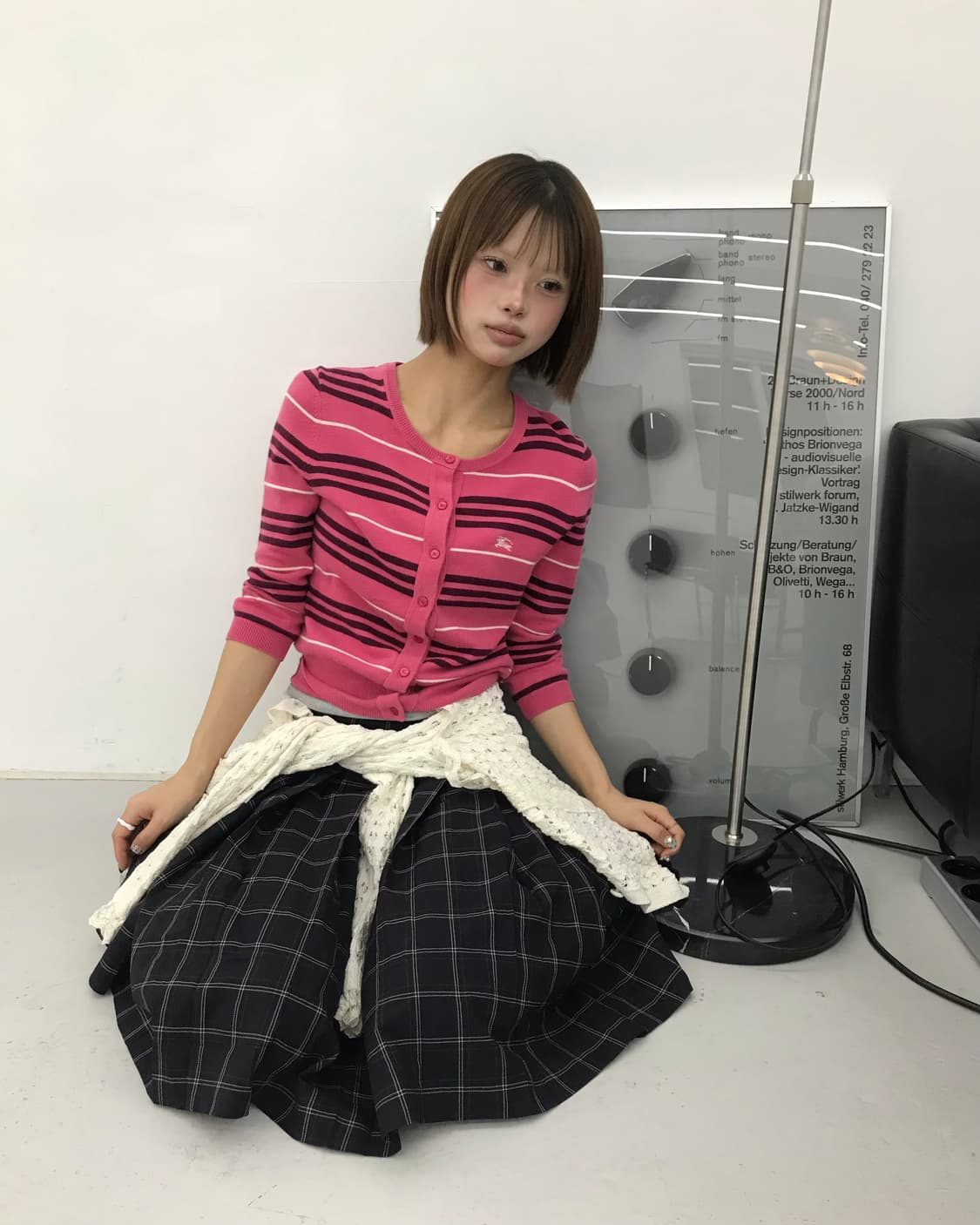  ✰  버버리 핑크 스트라이프 가디건 ✰ 상품이미지2