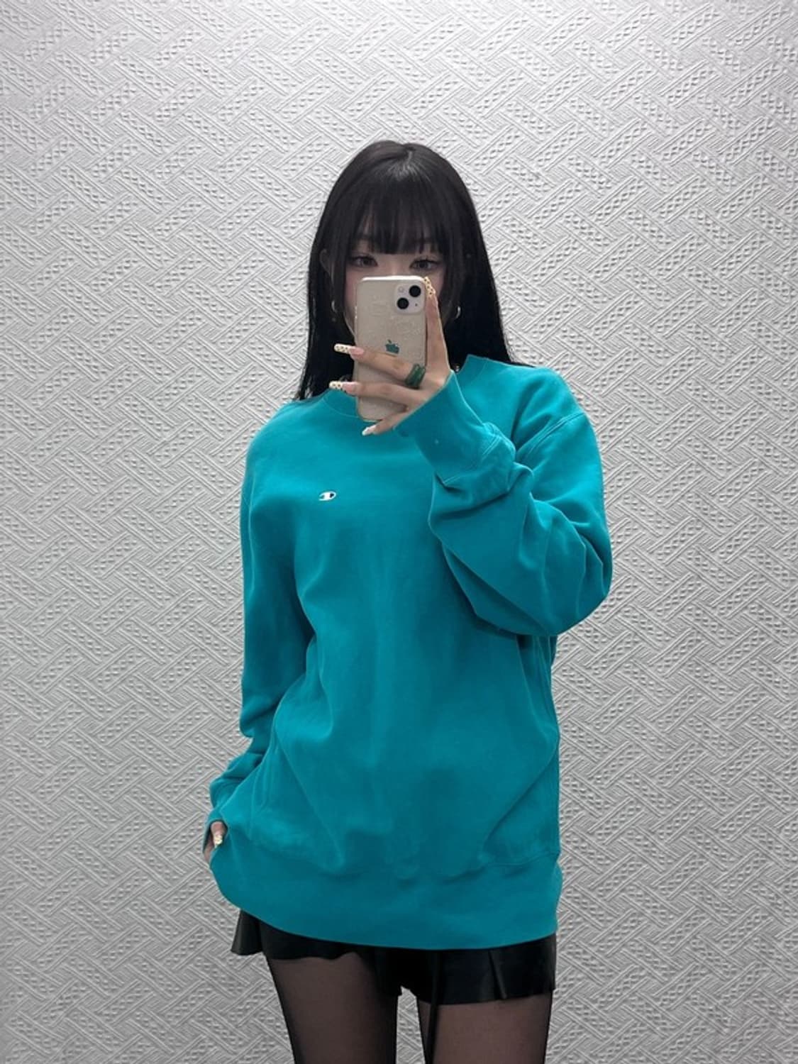 챔피온 리버스위브 90's 희귀 레트로 민트 맨투맨 XL C09738 상품이미지1