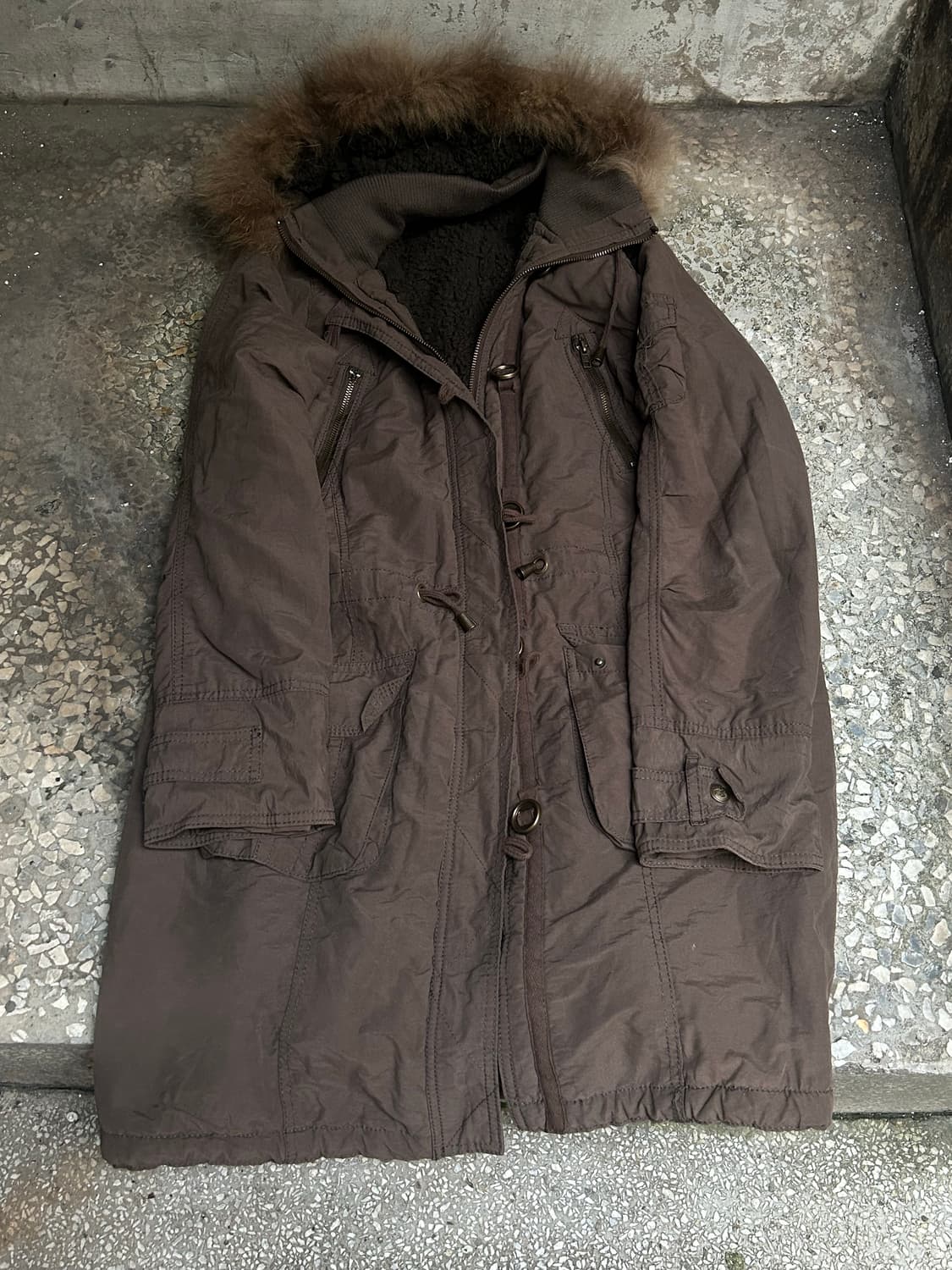 2000s JPN v-kei 퍼 야상자켓  상품이미지3