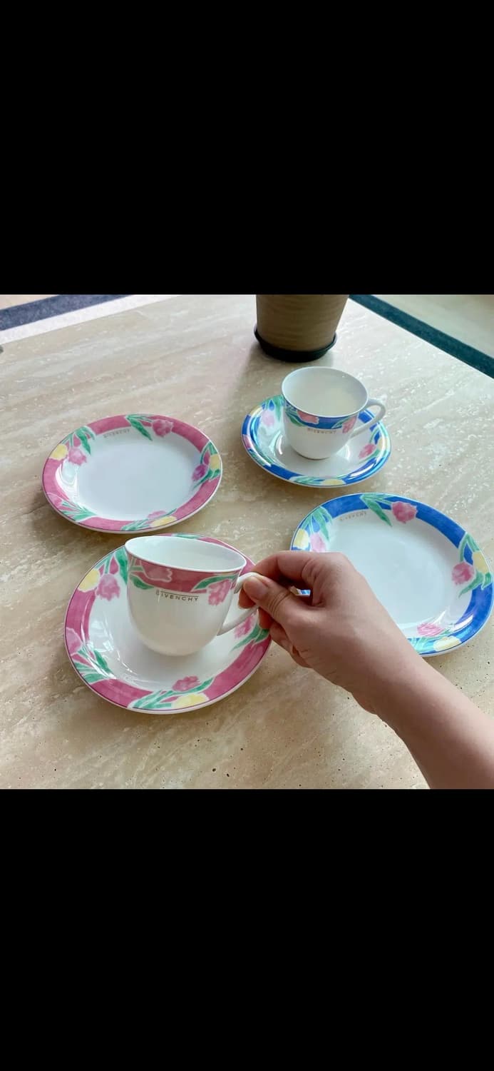 지방시 트리오 찻잔 그릇 접시 6p세트 상품이미지1