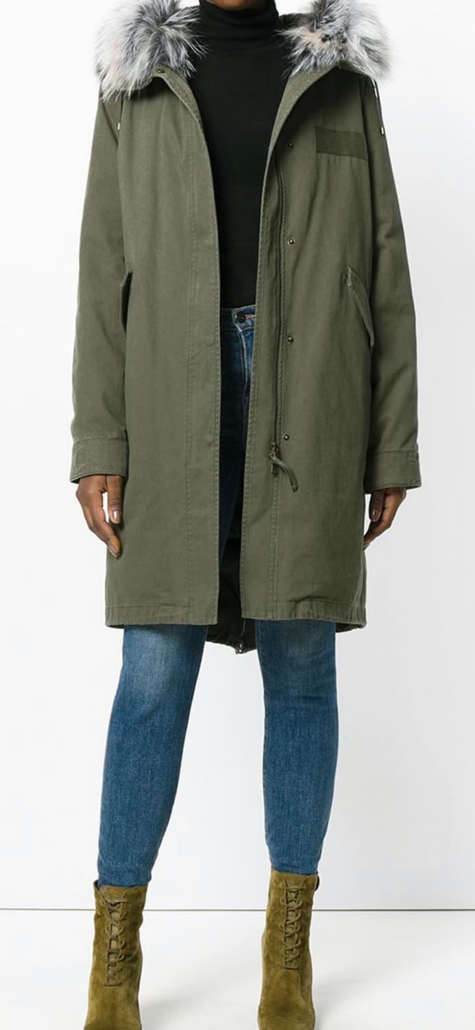 [여55-66] 이브살로몬 아미 폭스퍼 야상패딩 상품이미지3