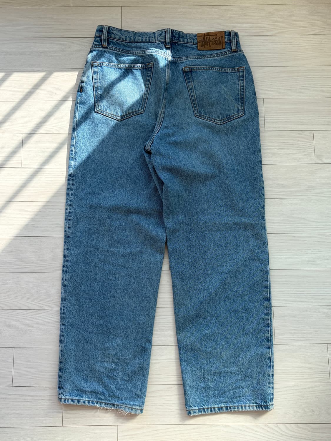 stussy 스투시 데님 빅올진 워시드 블루 30 상품이미지3