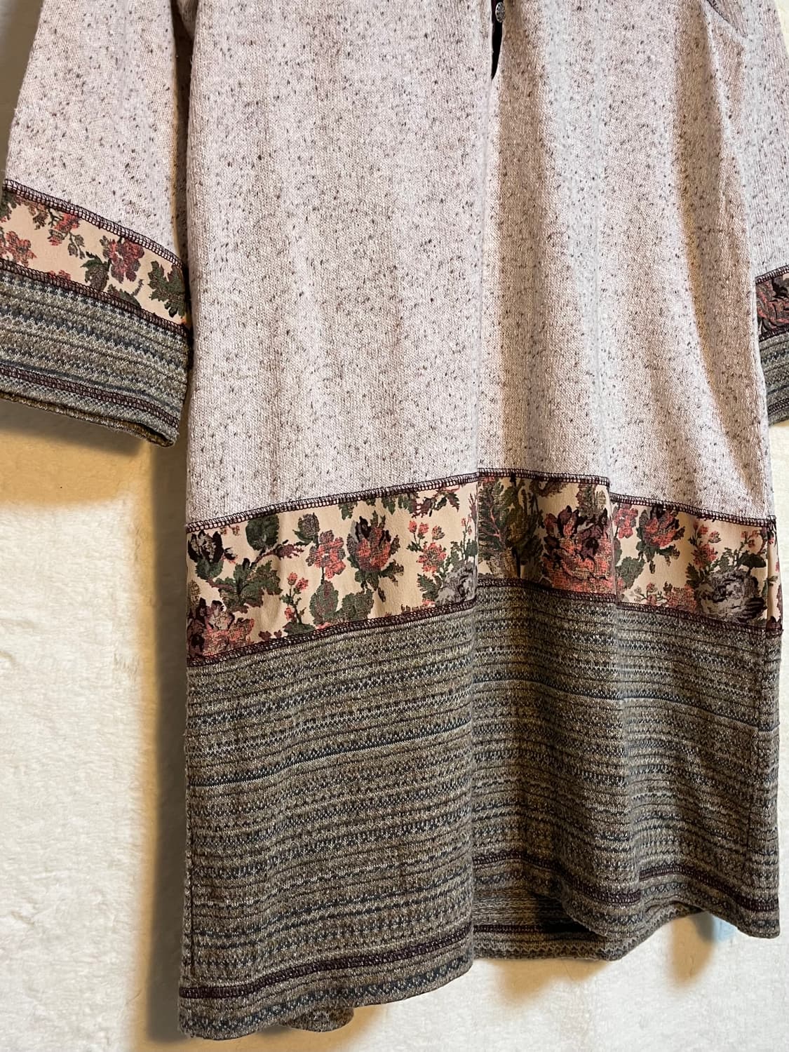 빈티지 히피 에스닉 니트 원피스 상품이미지3