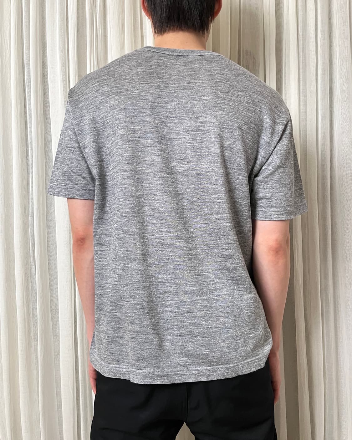 꼼데가르송 옴므 소재전환 반팔 니트 comme des garcons 상품이미지2