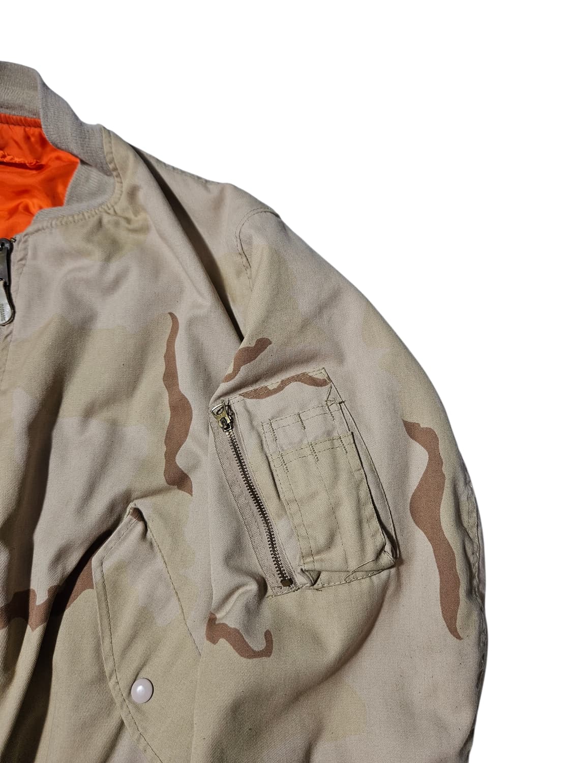 1990's 알파인더스트리 데저트 카모 사막 MA-1 XL 상품이미지3
