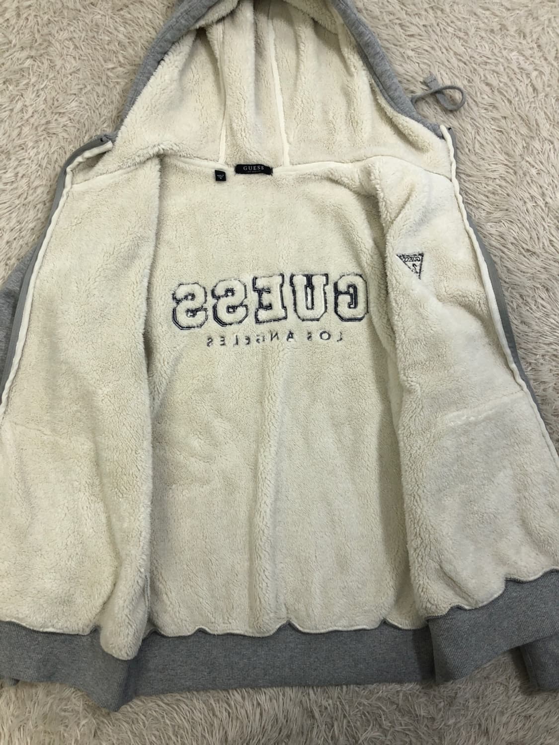 게스 퍼안감 후드 집업/#150 상품이미지5