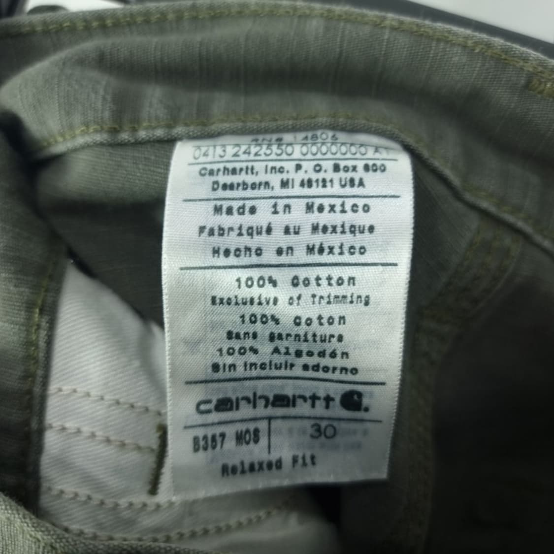 [칼하트] 로고 패치 버뮤다 워크 카고 반바지 M20188 상품이미지10