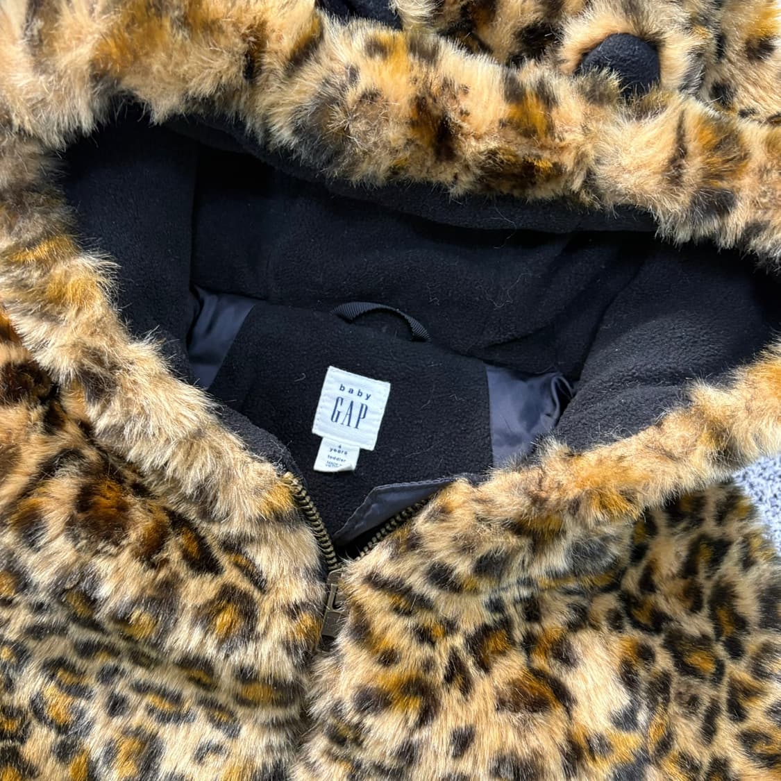 4세 갭 베이비 호피 기모 후드 자켓 0323J 상품이미지2