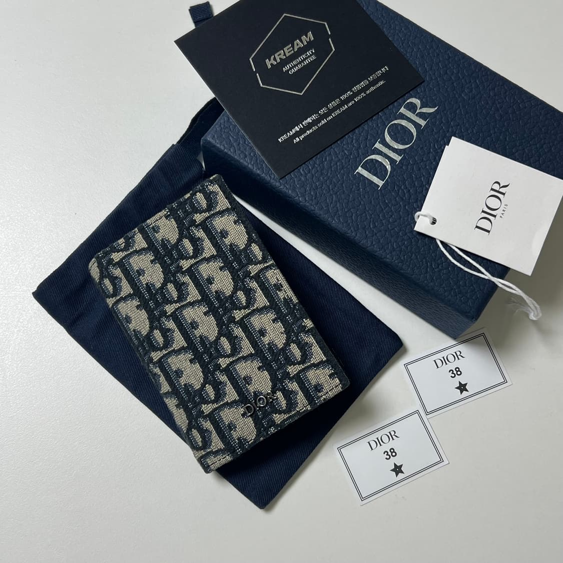 [정품] 신형 새상품급 / 디올 오거나이저 카드지갑 베이지 상품이미지2