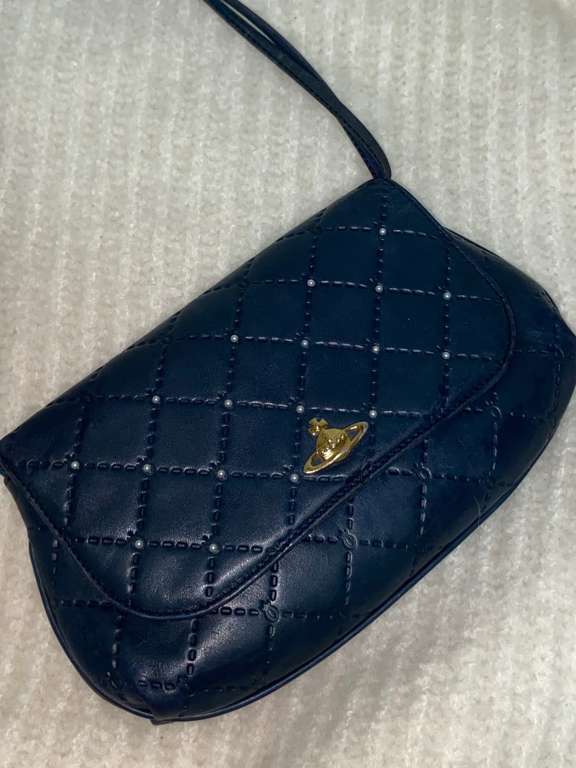 비비안웨스트우드 네이비 미니 크로스백 숄더백 상품이미지1