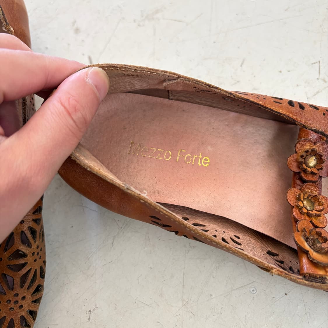 모리 빈티지 플라워 플랫슈즈 240 상품이미지4