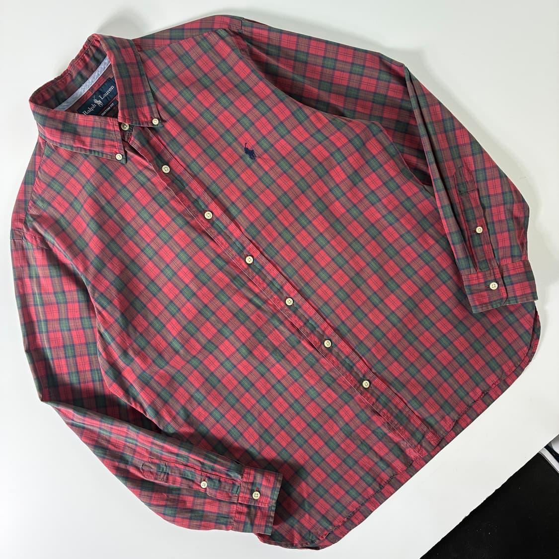 Polo 폴로 랄프로렌 레드 타탄 체크 셔츠 상품이미지2