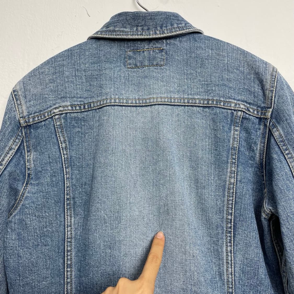 톰보이 진 TOMBOY JEANS 중청 데님자켓 청자켓 85 상품이미지8