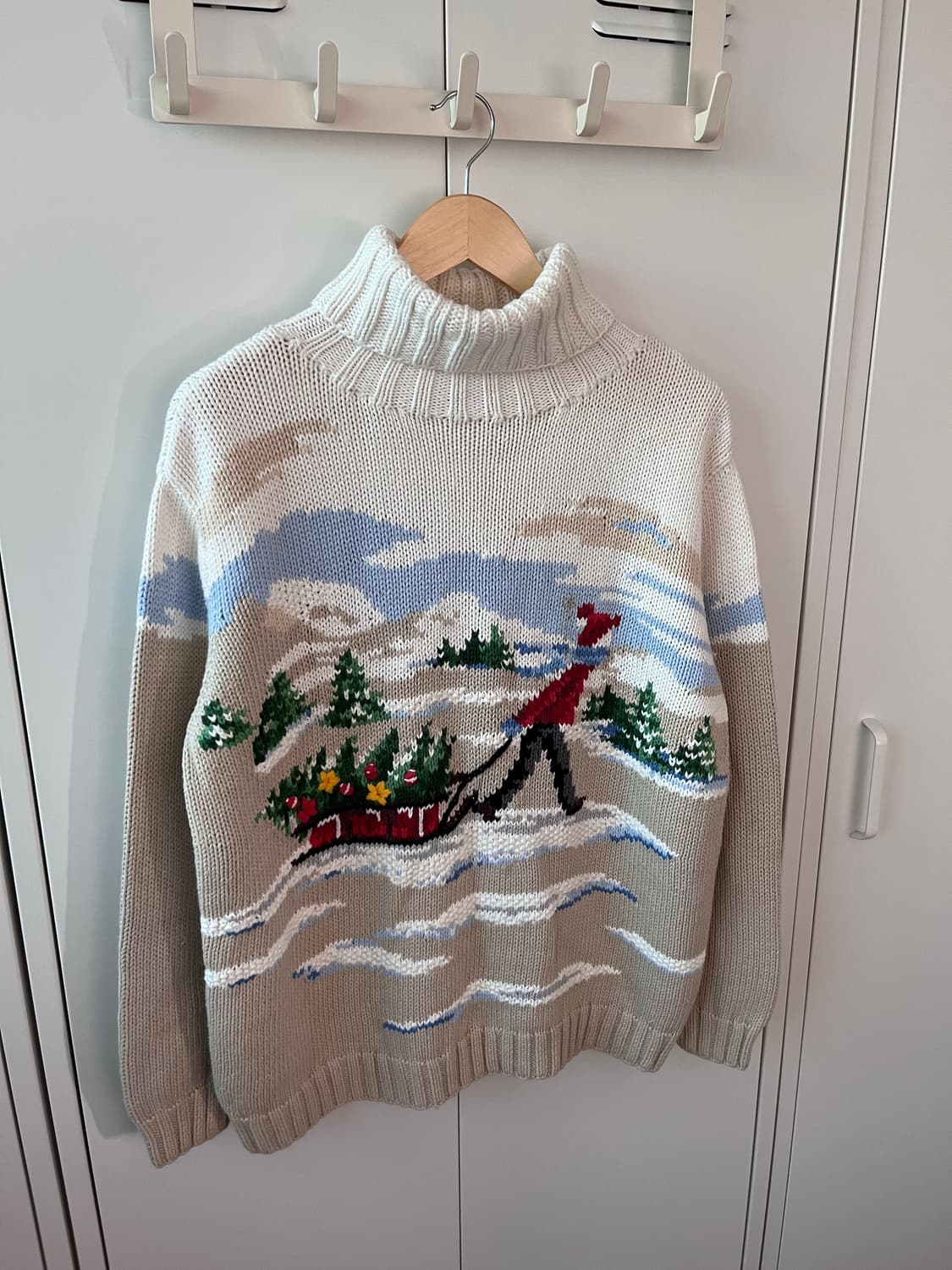 (Rare) Liz claiborne 눈썰매 소년 목폴라 니트  상품이미지6