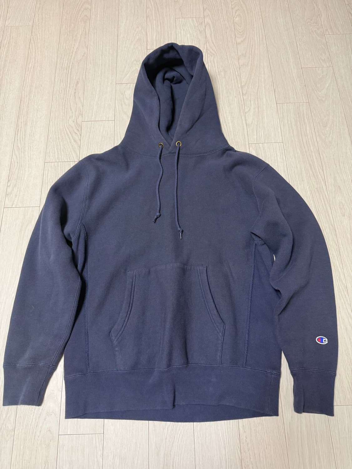 챔피언X디스이즈네버댓 REVERSE WEAVE 11.5oz 기모 후드티 상품이미지1