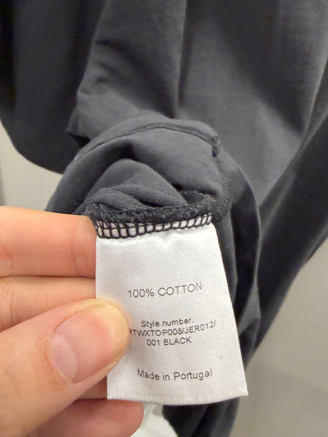 SUNNEI 써네이 로고 반팔 블랙 L 상품이미지5