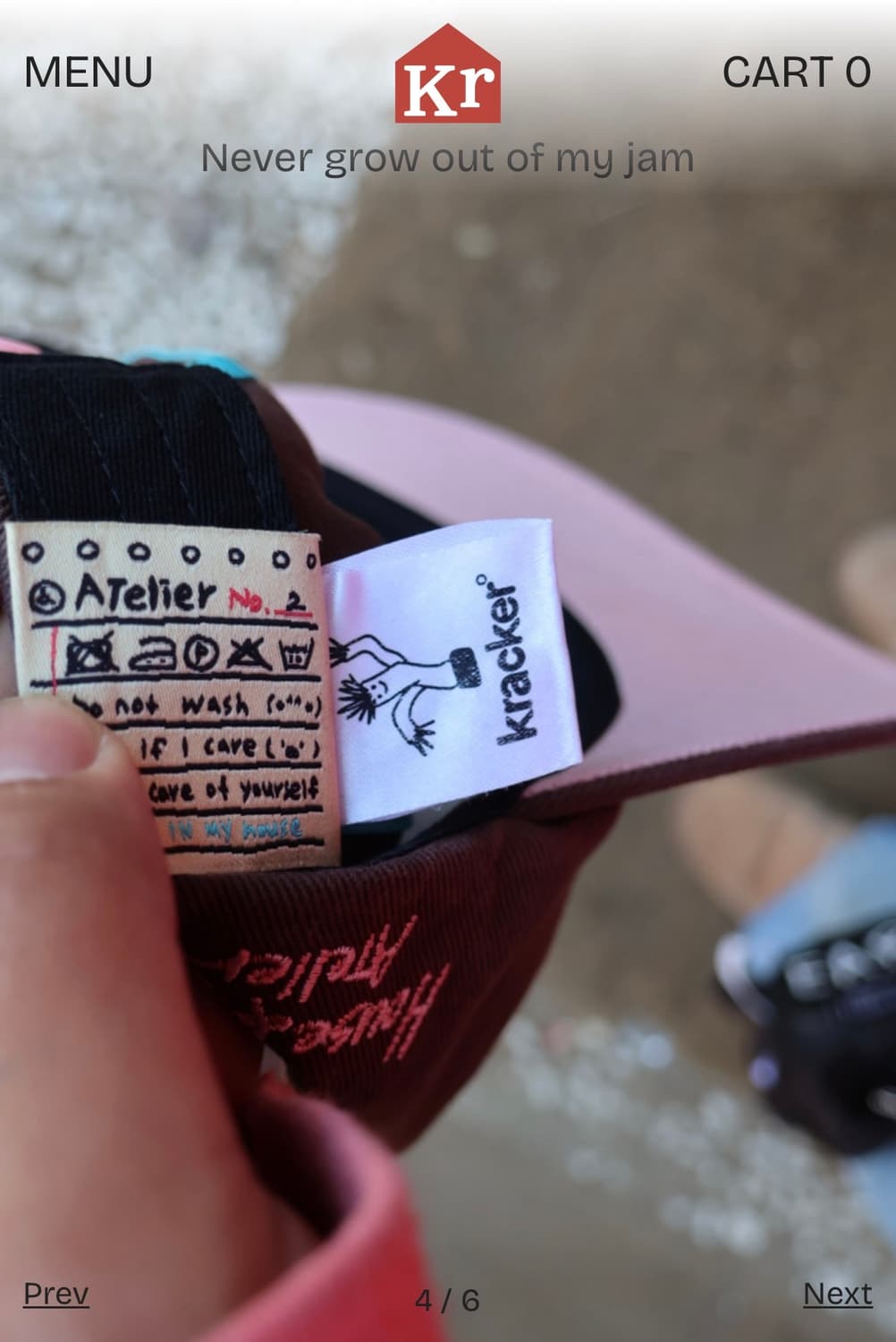 Kracker atelier cap (choco) 상품이미지4