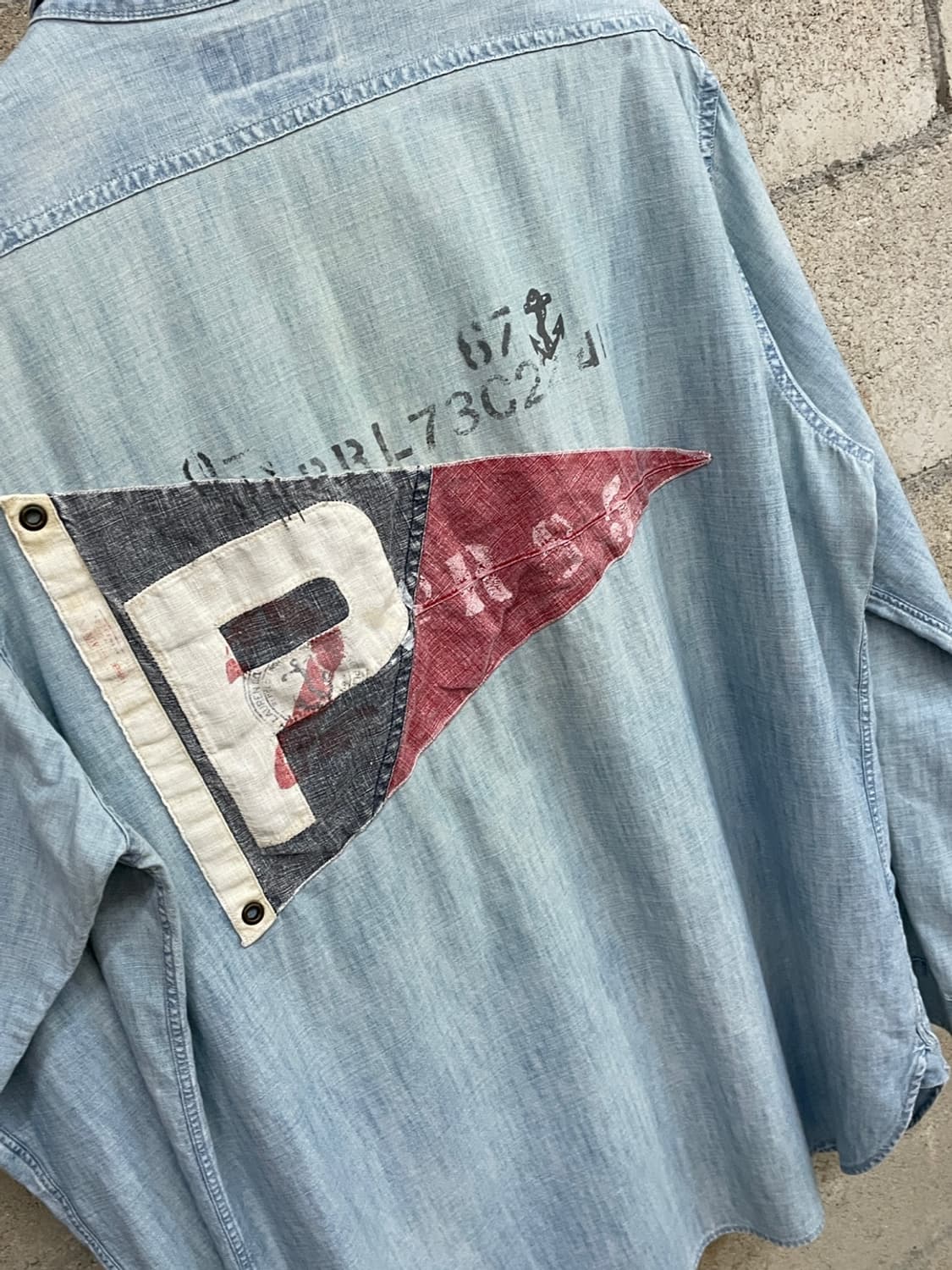 폴로 랄프로렌 RLYC 요트 클럽 샴브레이 셔츠 상품이미지6