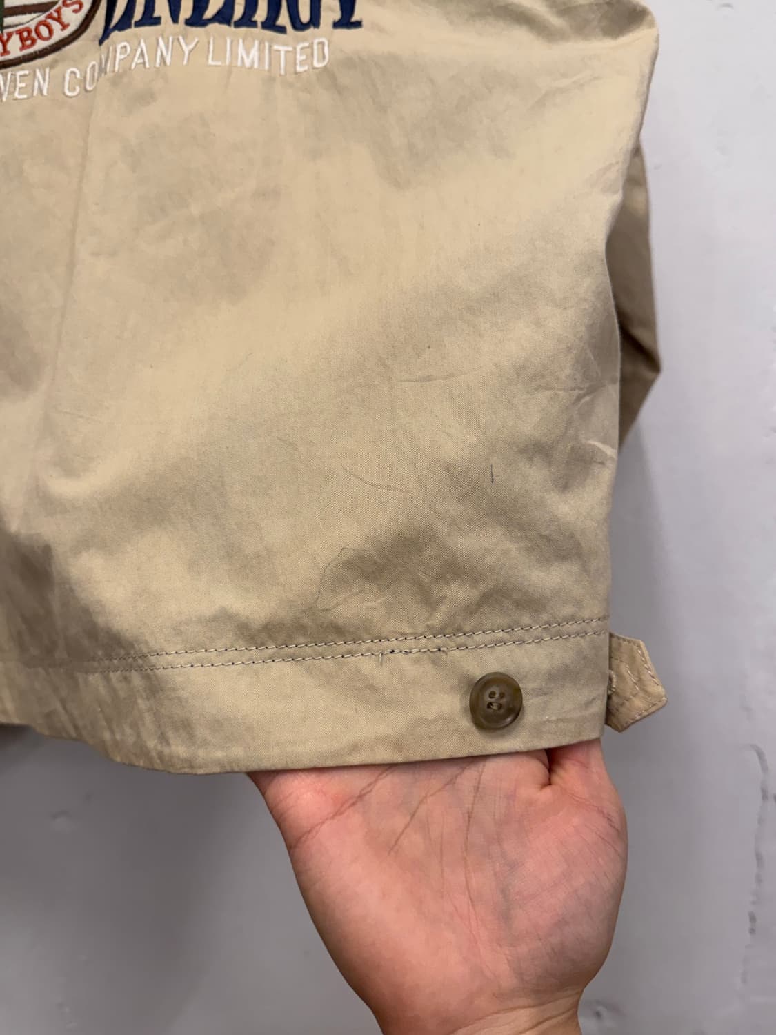 L) POSHBOY Cotton-Nylon Sports Jacket 상품이미지7