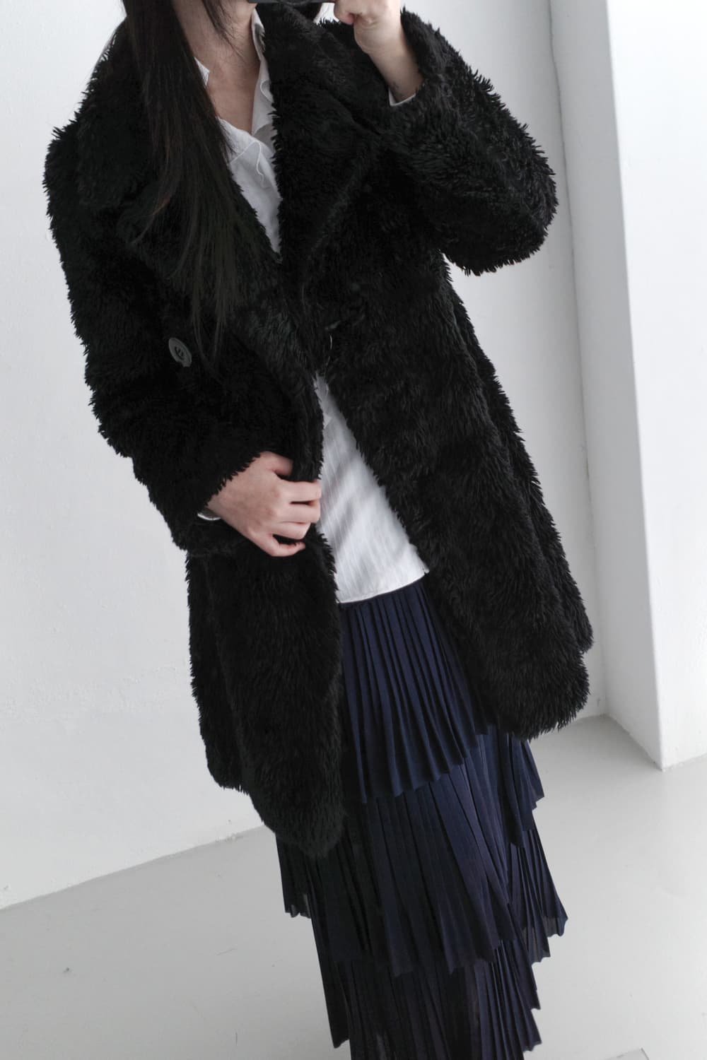 vivayou) fur long coat 상품이미지6