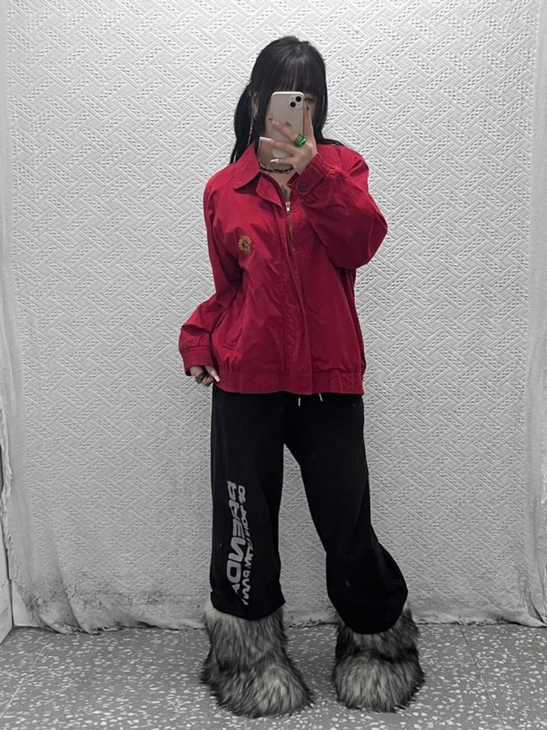 버버리 빈티지 유니크 월계수 자수패치 블루종 자켓 100 C08058 상품이미지1