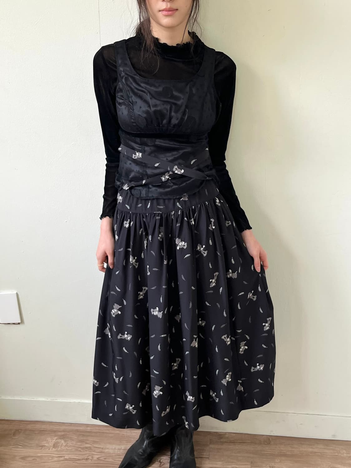 Pink house 아트 스커트 상품이미지4