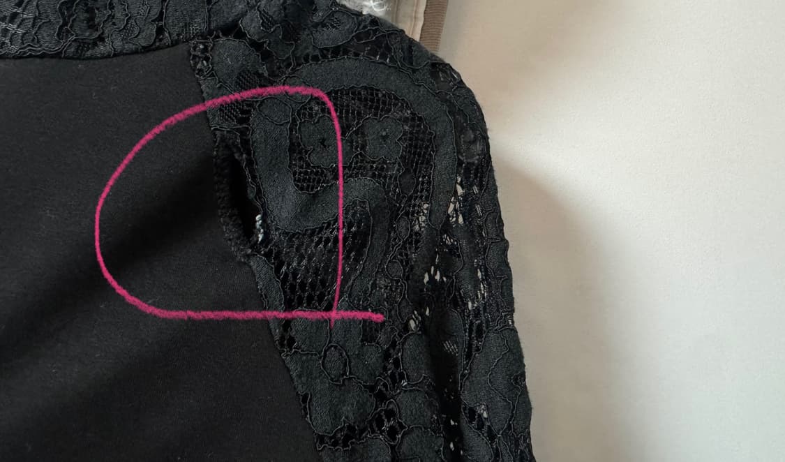 도요샛 빈티지 레이스 후드탑 상품이미지7