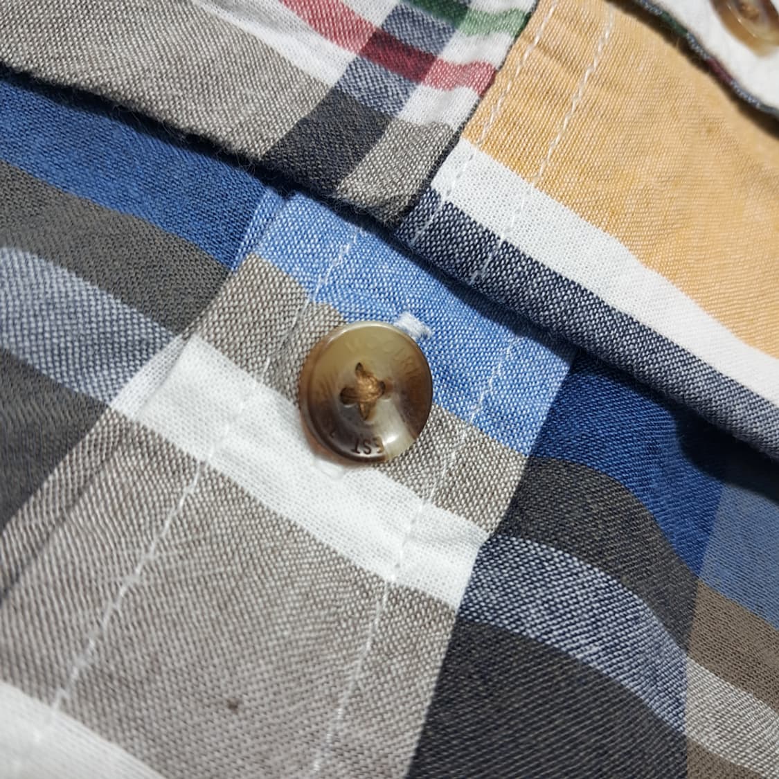 CK122 L 울리치 00s 버튼다운 프레피 마드라스체크 셔츠 남방 상품이미지6