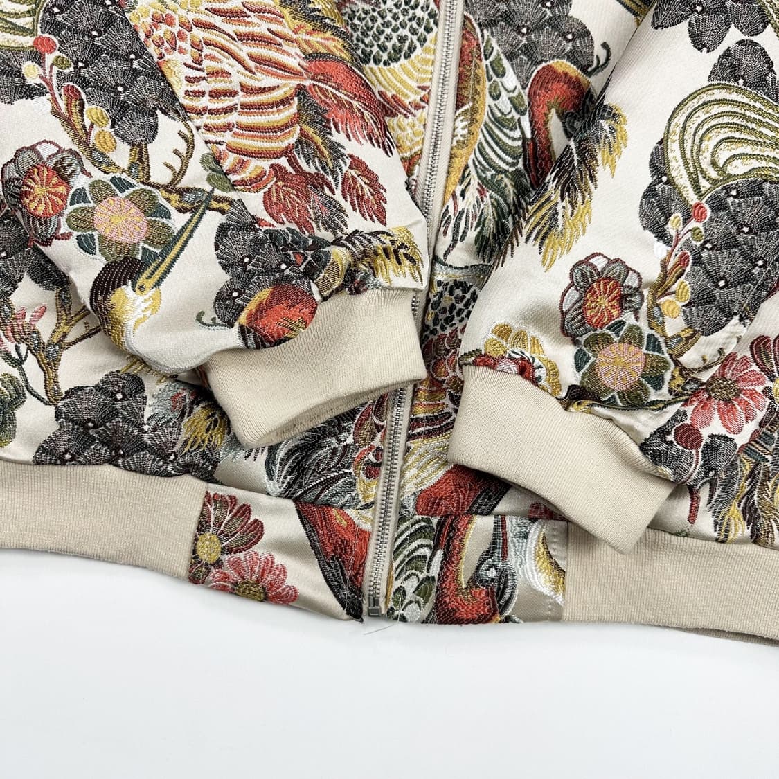 VTG 빈티지 아이보리 자수 스카잔 자켓 (XXL) 상품이미지3