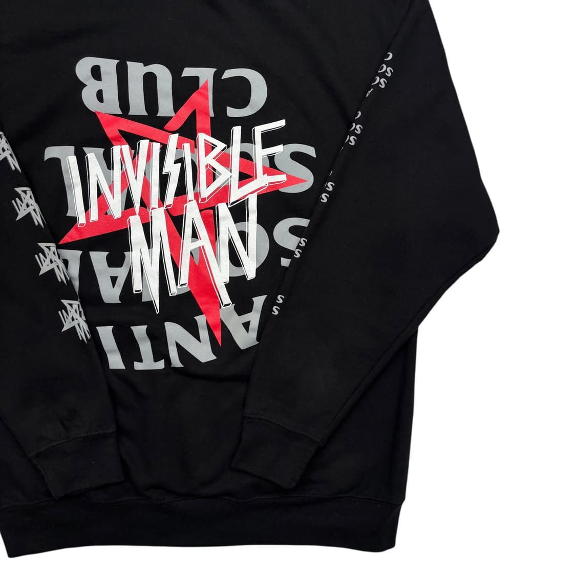 안티 소셜 소셜 클럽 인비저블맨 블랙 후드티 L 상품이미지6