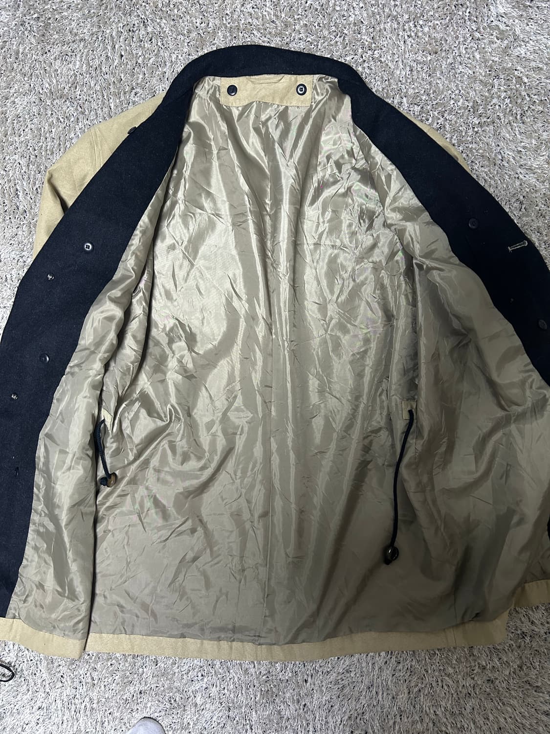 일본판 캐시미어 스웨이드코트 사이즈 105~110 상품이미지4