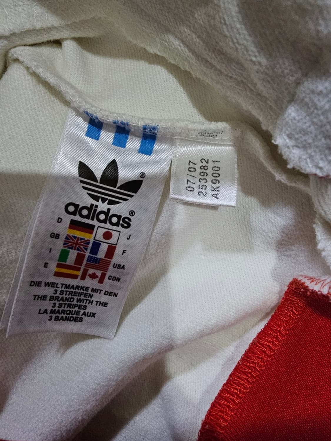 아디다스 캐나다 흰빨 트랙탑 져지집업 95 / M 상품이미지6
