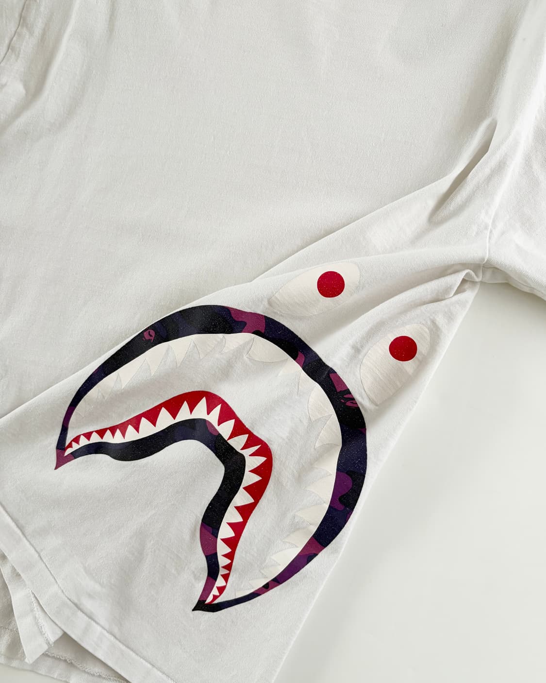 BAPE 베이프 사이드 샤크 티셔츠 상품이미지6