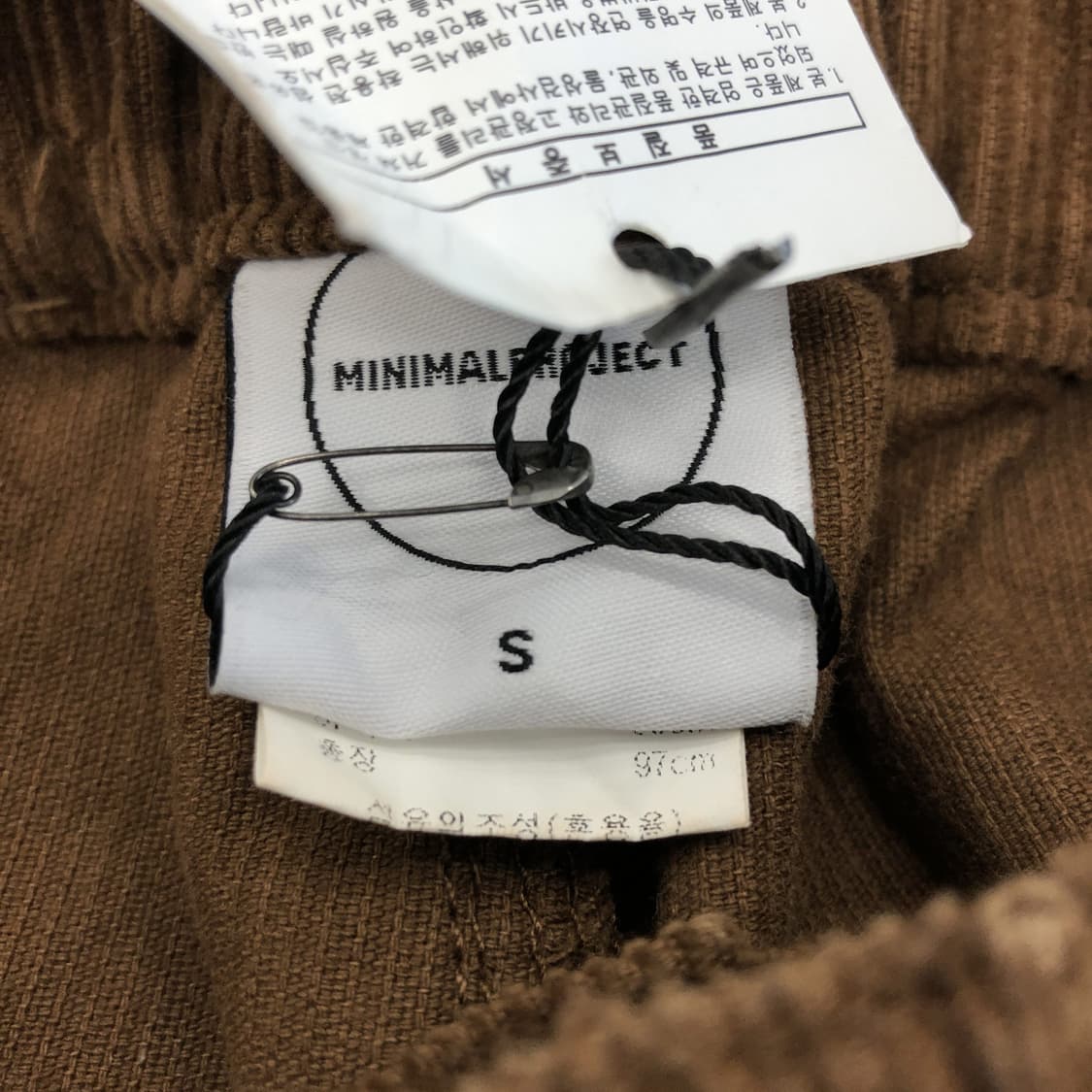 미니멀프로젝트(새상품) 벌룬 코듀로이팬츠 29 인치  상품이미지6