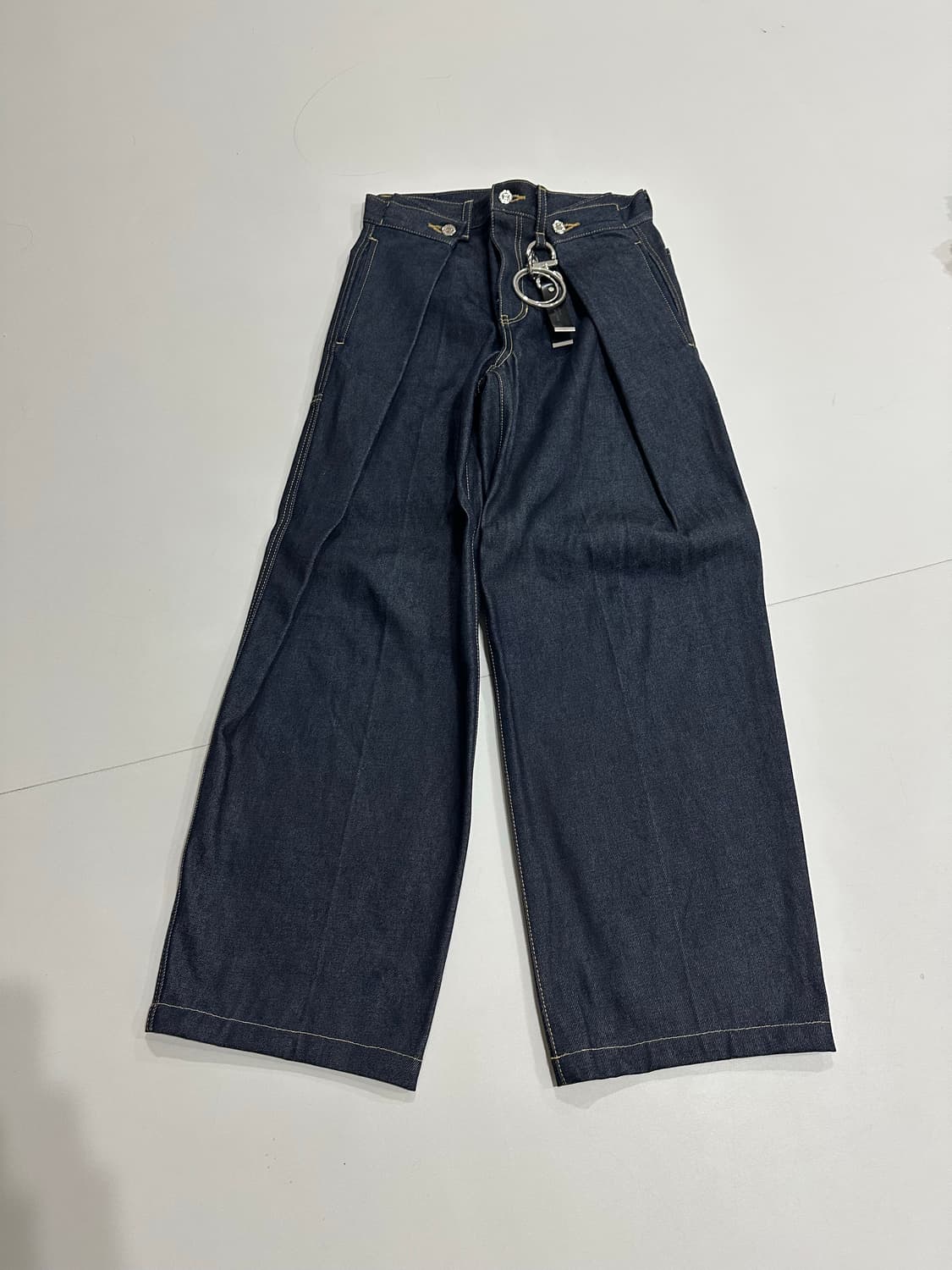 [46사이즈] 우영미 폴딩 데님 팬츠 상품이미지1