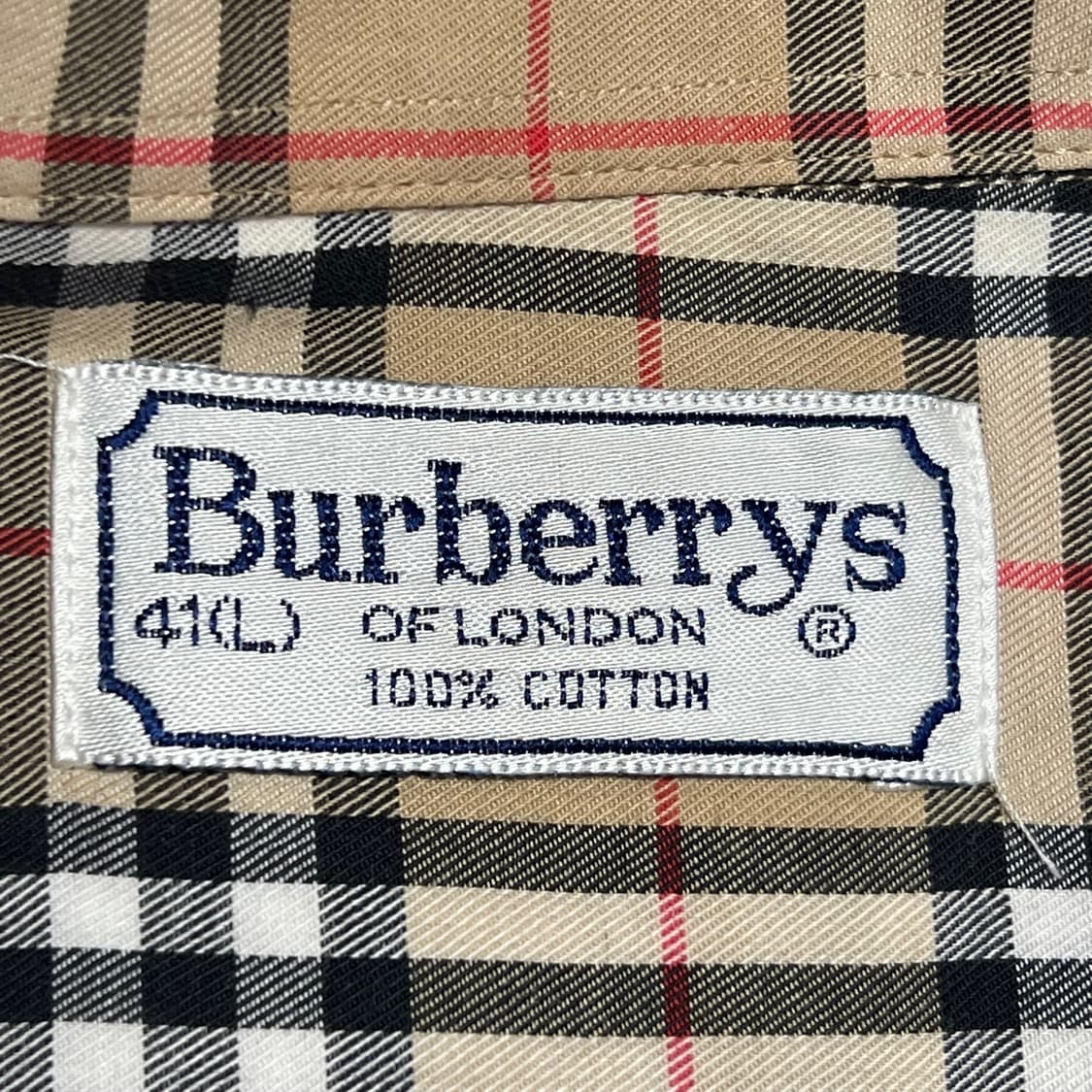 L 버버리 노바체크 베이지 셔츠 상품이미지3