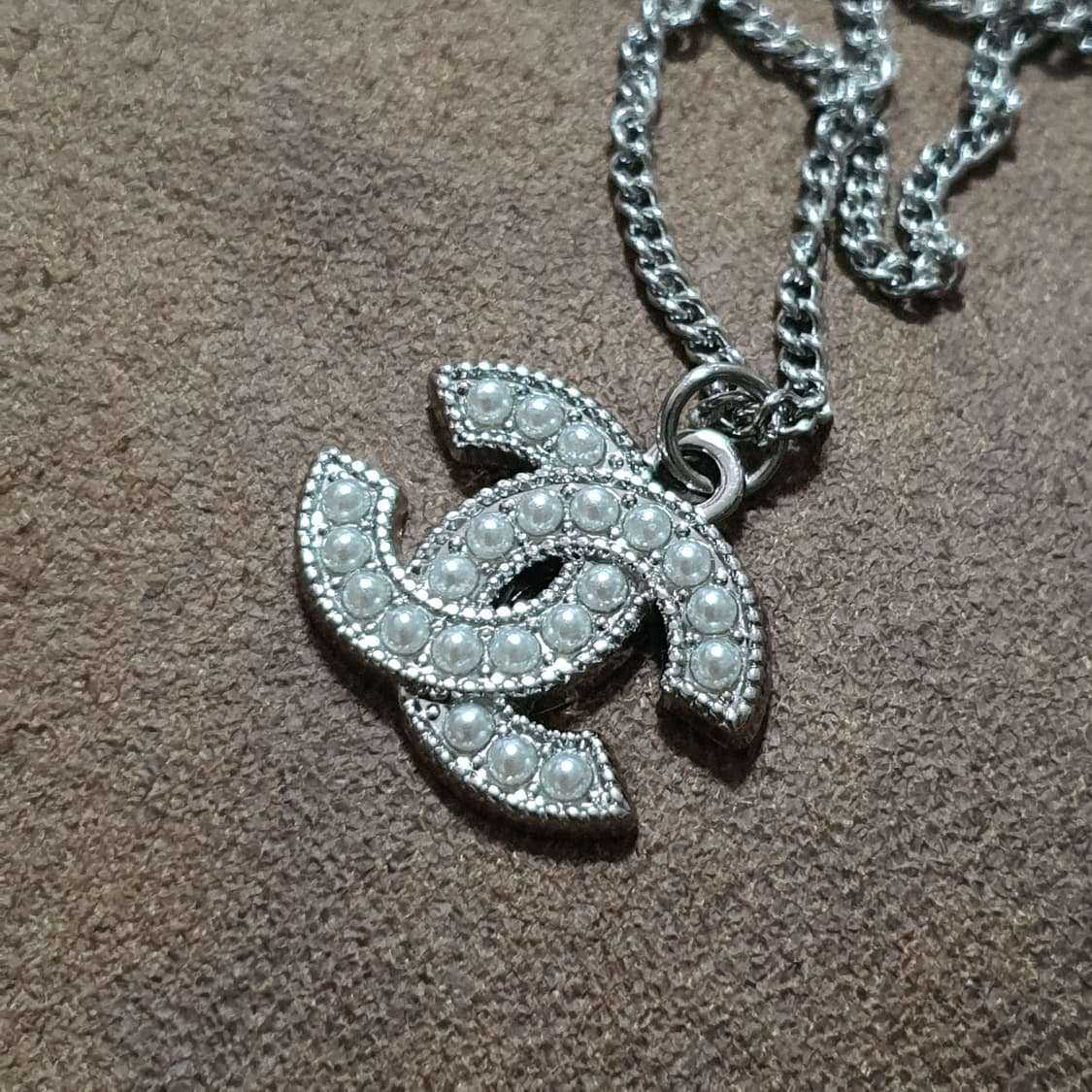 샤넬 빅진주 빈티지 업사이클링 목걸이 상품이미지4