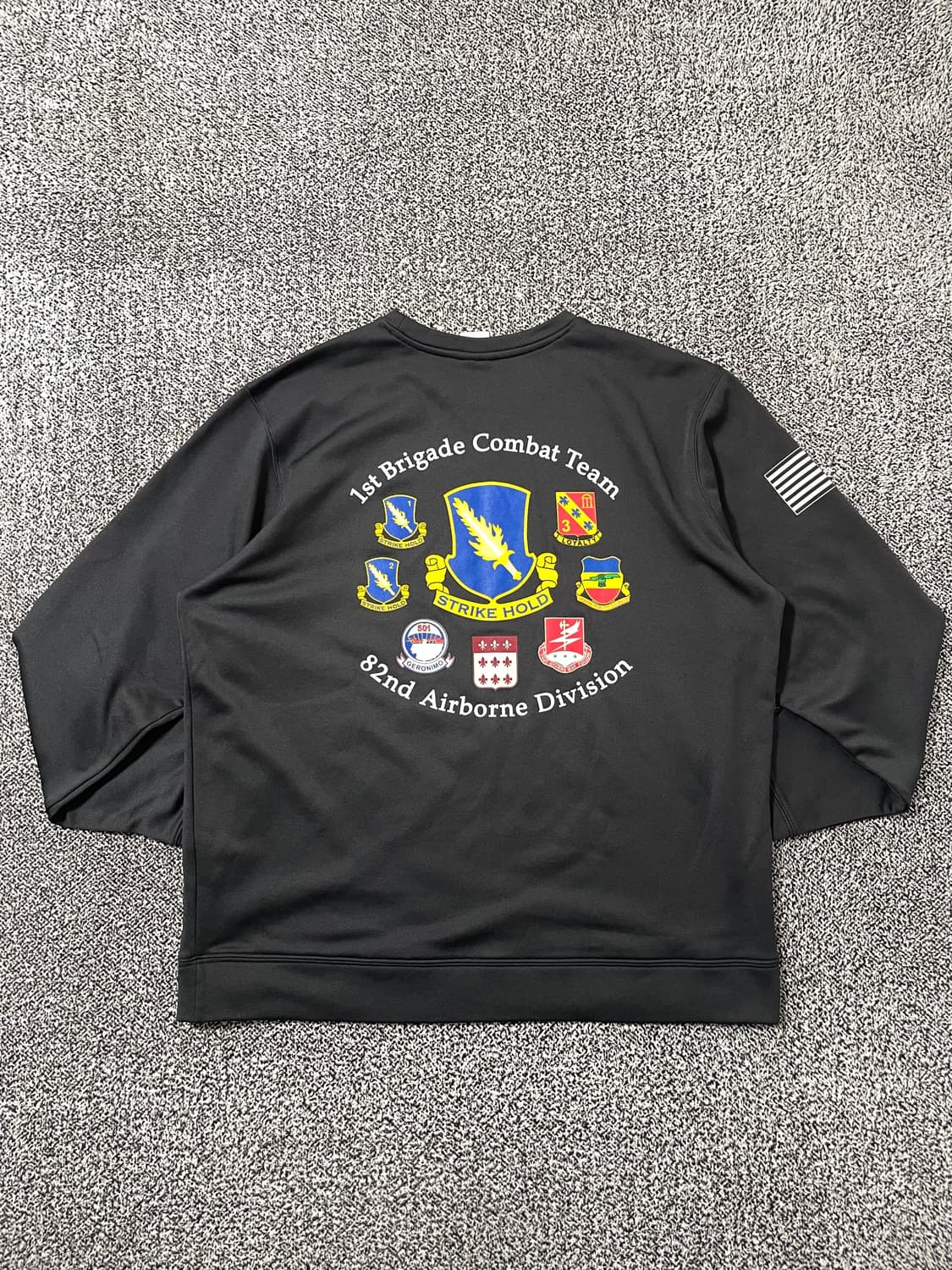 빈티지9. 포트앤컴퍼니 미국 육군 제82공수사단 롱 슬리브 긴팔 티셔츠 상품이미지2