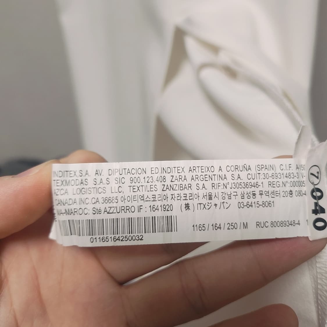 자라 화이트 홀터넥 원피스 M 상품이미지4